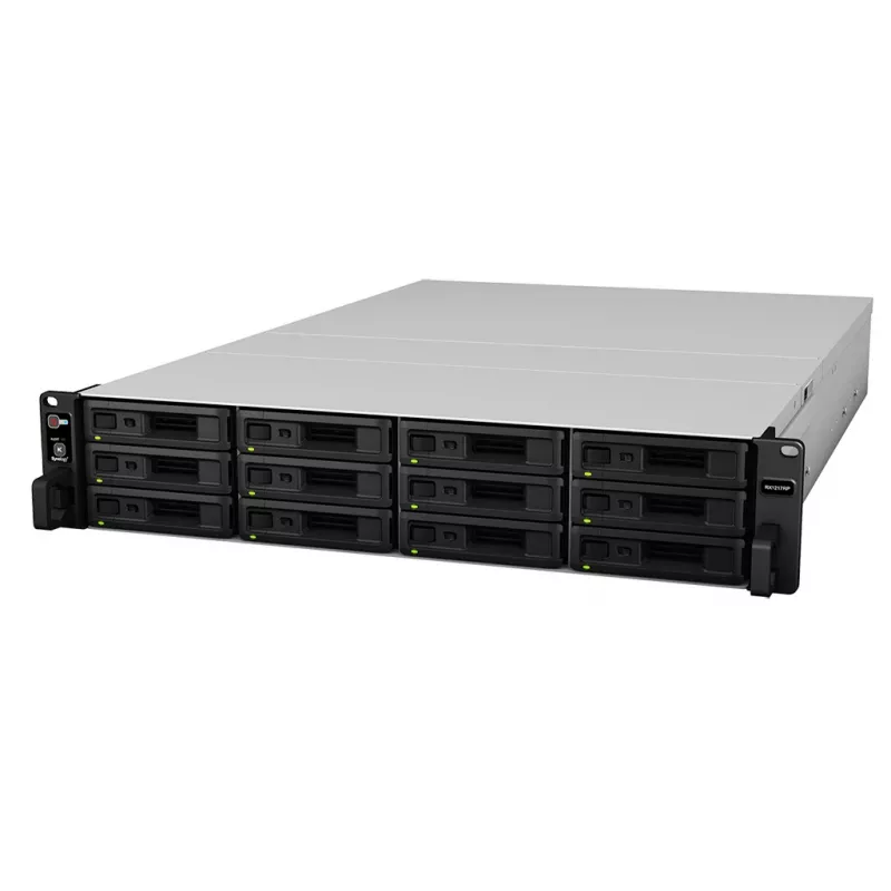 Synology - RX1217 - 12-BAY-ERWEITERUNGSEINHEIT 2U - 12x 3,5/2,5 polegadas HDD/SSD - 88 x 430,5 x 664 mm - 12,7 kg - 500 W