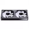 Ventoinhas para caixa Jonsbo ZB-240BR 120mm Reverse Blade ARGB PWM pack de 2 - preto