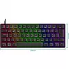Teclado gaming mecânico Speedlink ATMOS RGB — layout compacto, retroiluminação RGB