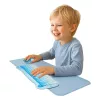 Tapete de secretária XXL para rato e teclado, azul