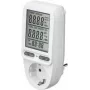 Goobay 64590 Pro medidor digital de custos de energia 16 A 230 V AC, 3680 W, LCD, 146 x 70 x 74,5 mm, branco