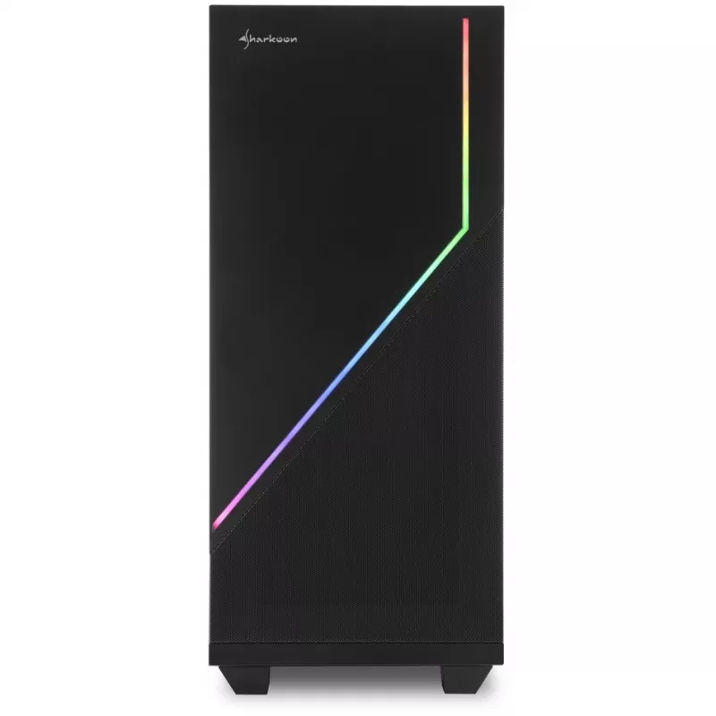 Sharkoon RGB FLOW Midi Tower ATX sem fonte de alimentação USB/áudio