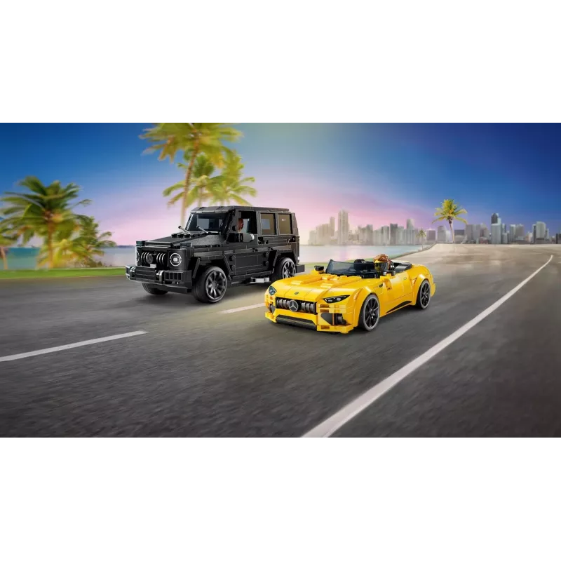 LEGO Speed Champions Mercedes-AMG G 63 & Mercedes-AMG SL 63 76924, multicolor