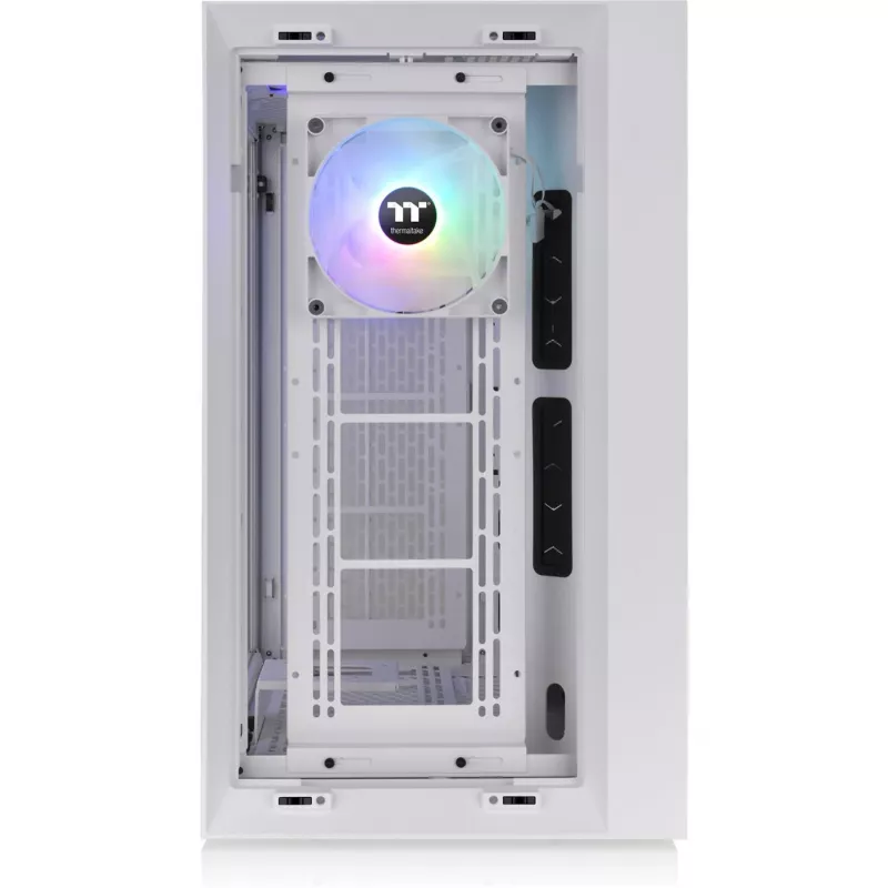 CTE C700 TG ARGB Snow, Caixa Torre Branca, vidro temperado