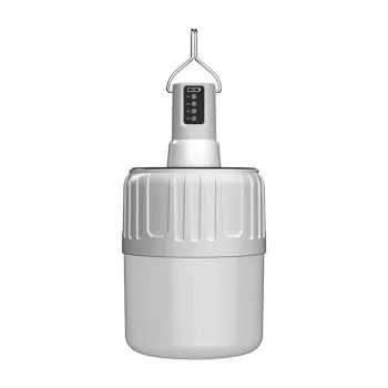 Lanterna de campismo Superfire T26-S — 500 lm, carregamento solar, 18 W