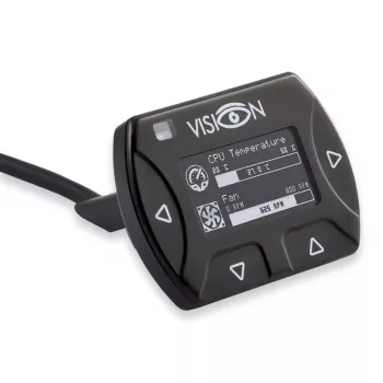 Aqua Computer VISION Touch com cabo USB externo, IR, medição de temperatura