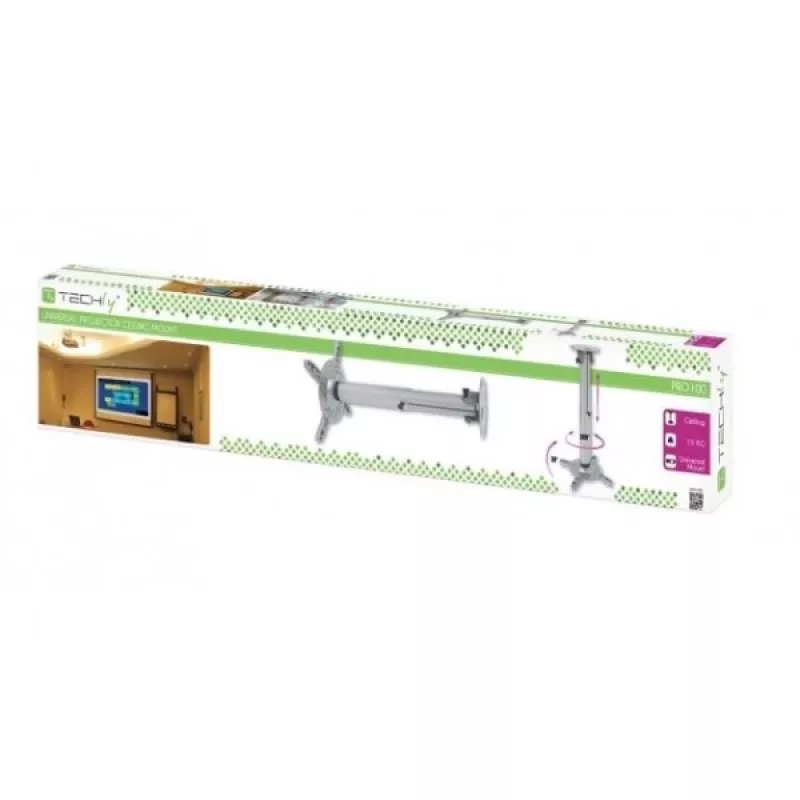 Suporte de teto para projetor Techly ICA-PM-104XL prateado