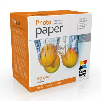 Papel fotográfico ColorWay PG2005004R 200 g/m² 10x15 cm alto brilho