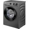 BOMANN WA 7185 máquina de lavar roupa de carga frontal, 8 kg, 1400 rpm, titânio/preto