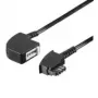 Wentronic Goobay extensão TAE-F 4 polos, preto, 10 m - ficha TAE-F para conector fêmea TAE-F (50275)