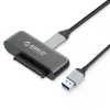 Adaptador SATA de 2,5 polegadas para USB 3.0 ORICO UTS3-3A com cabo de dados de 1 m
