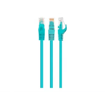 Cabo de rede GEMBIRD Cat6 U/UTP (UTP) PP6U-1.5M/G — 1,5 m, RJ-45 para RJ-45, verde