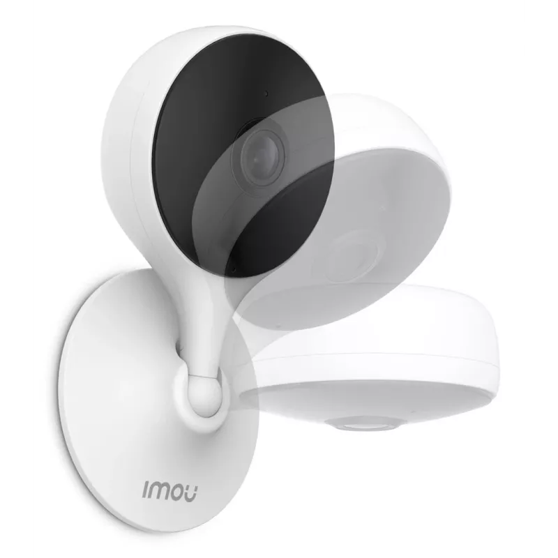 Câmara de vigilância IP IMOU Cue 2 IPC-C32EP — 3 MP (2304×1296), objetiva de 2,8 mm, 112° horizontal, mesa/parede, com fios e sem fios