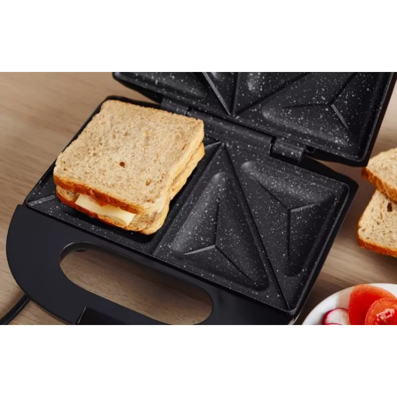 ELDOM Sanduicheira RUDDY, 750 W, placas de granito