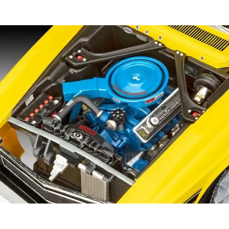 Modelo em plástico 70 Shelby Mustang GT500 1/25