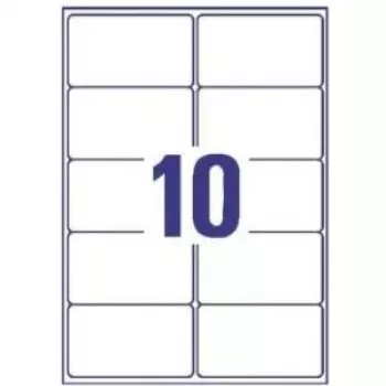 Avery - etiquetas de endereço - branco - 99,1 x 57 mm - 1000 etiquetas (100 folhas x 10) (L7173-100)