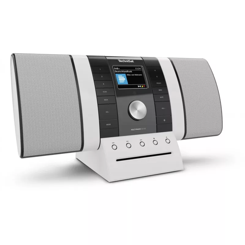 Rádio portátil TECHNISAT Multyradio 4.0 SE preto/branco com Bluetooth e USB