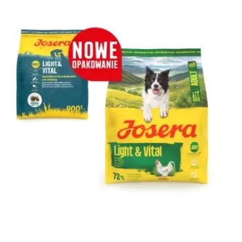 Alimento seco para cães JOSERA Adult Light & Vital 3 kg — alimento completo hipocalórico para cães adultos, frango, 29 % proteína