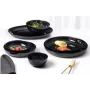 Prato redondo de vidro Ritzenhoff & Breker 4every day preto