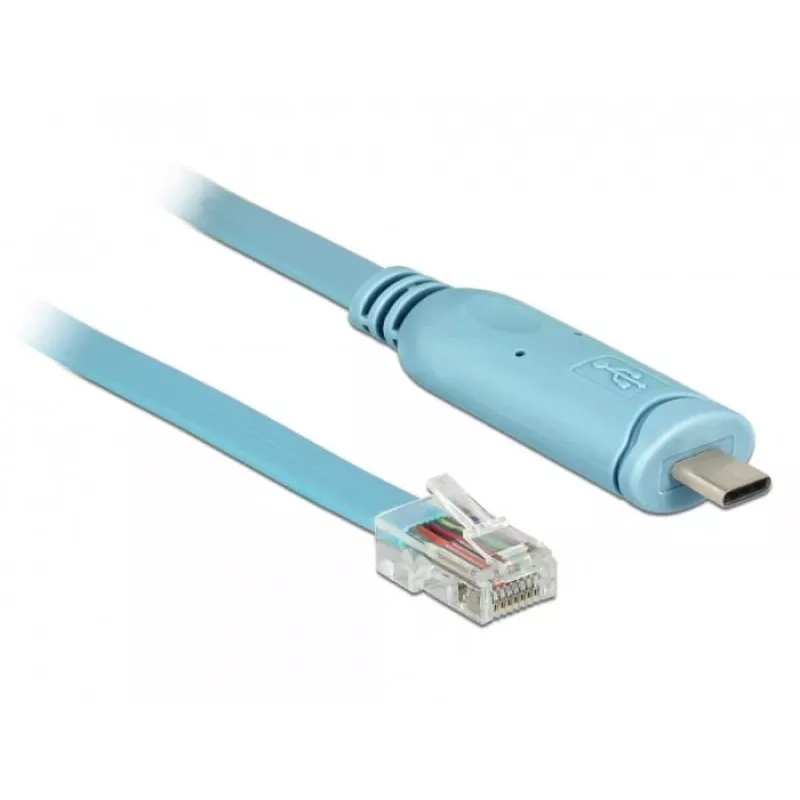 Cabo série DeLOCK 63914 USB Type-C RJ45 3 m azul
