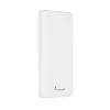 Powerbank Extralink EPB-078W 10000 mAh branco, USB-C, saída 10 W, carrega até 2 dispositivos