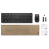 Conjunto de teclado e rato sem fios Lenovo Essential Wireless Combo Gen2 — preto, layout compacto, ligação sem fios