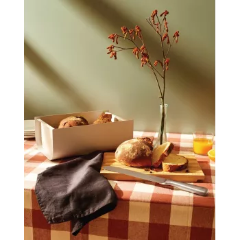 Caixa de pão Alessi BG03WG Cinzento 340mm Largura 210mm Profundidade 140mm Altura