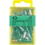 Rebite cego c.k tools T3819A 412 — rebite cego de alumínio Ø3,15 mm, pack de 50