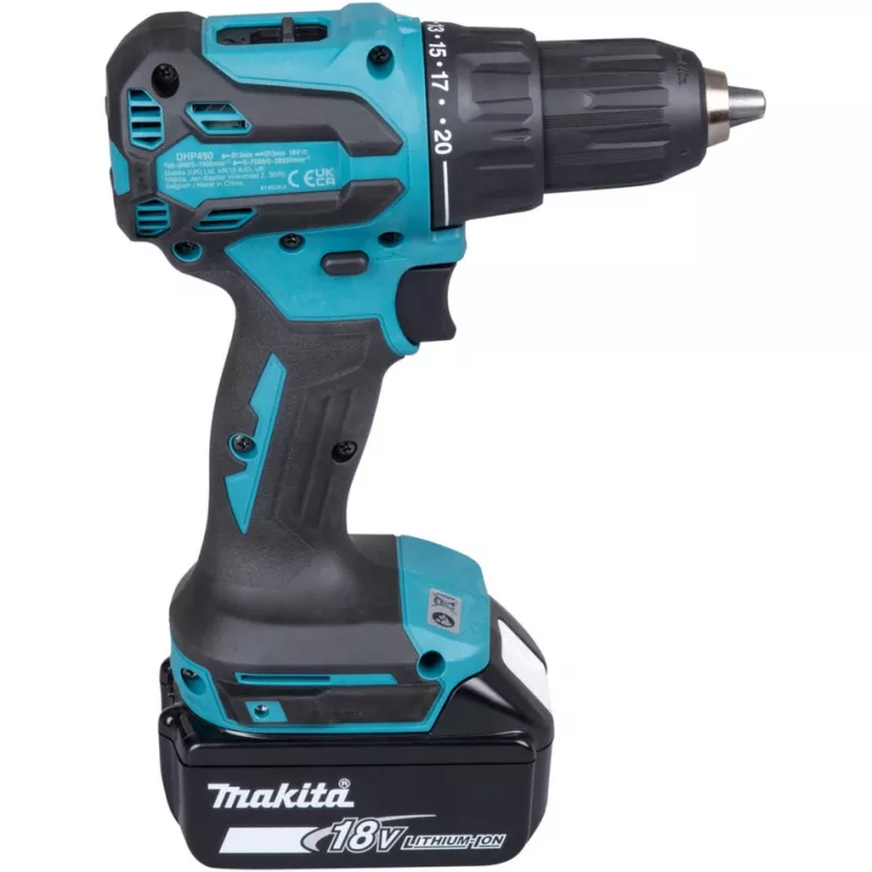 Parafusadeira de impacto a bateria DHP490Z, 18V (azul/preto, sem bateria e carregador)
