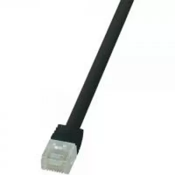 Cabo de rede LogiLink 5m Cat6 RJ45 preto U/UTP