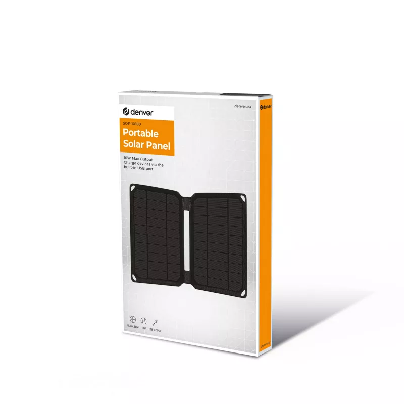 Painel solar Denver PPS-42000 10 W silício monocristalino USB