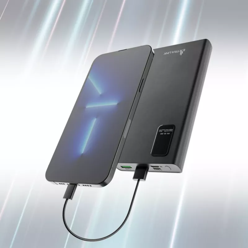 Carregador portátil Extralink Powerbank EPB-067B 10000mAh