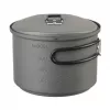 Conjunto de cozinha ESBIT com fogareiro a álcool, alumínio 1,5 L, Ø15,4 cm, H115 mm, preto