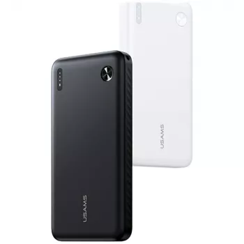 Powerbank usams PB83 10000mAh PD 2×USB-A USB-C branco