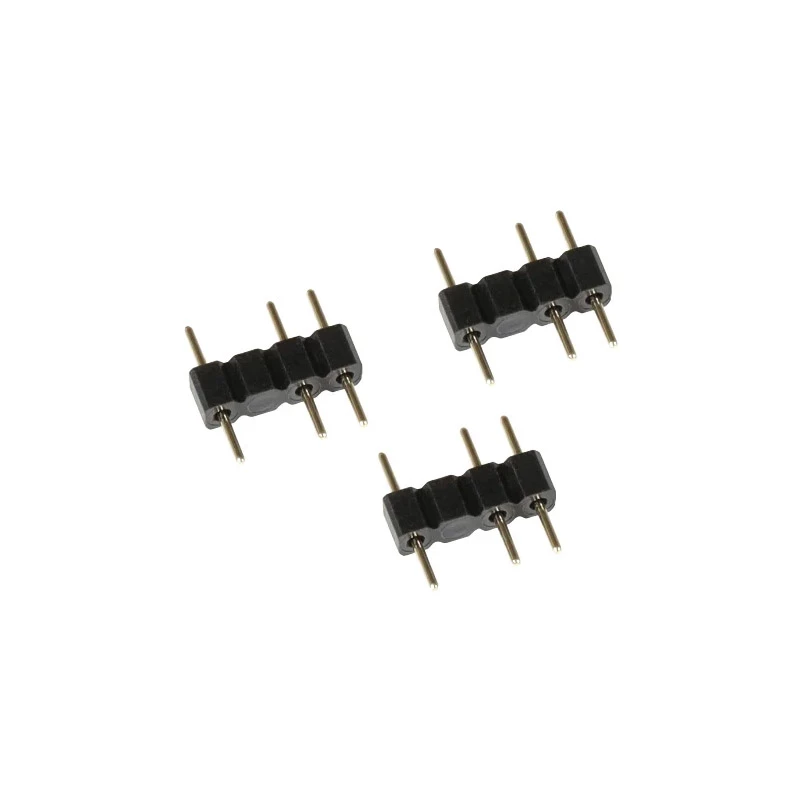 Cabo divisor em Y aRGB 3-Pin para 2x 3-Pin, 60cm preto, incl. conector