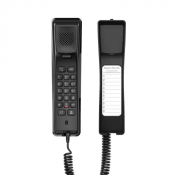 Telefone IP Fanvil H2U-B preto 2 linhas