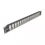 Painel Keystone DeLOCK 19 polegadas 16 portas 1U preto