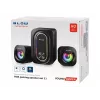 Altifalantes gaming para computador 2.1 com subwoofer