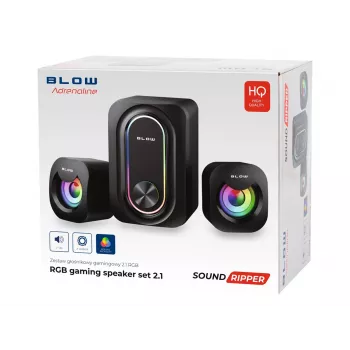 Altifalantes gaming para computador 2.1 com subwoofer