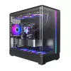 Caixa para PC Montech KING 15 PRO preto — Midi-Tower para micro ATX / Mini-ITX