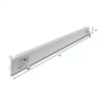 Tampa cega DELOCK 67274 — acessório para rack ABS cinzento, 1 unid.