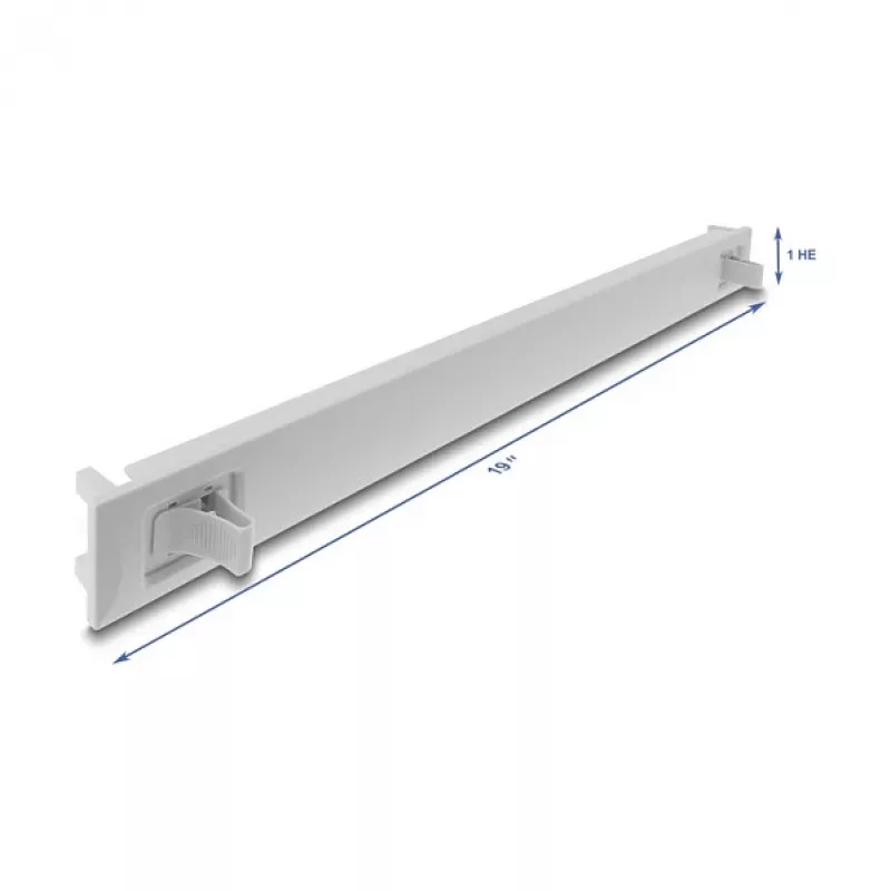 Tampa cega DELOCK 67274 — acessório para rack ABS cinzento, 1 unid.