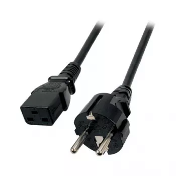 Cabo de alimentação EFB-Elektronik ficha de contacto de proteção 180° - C19 180°, preto, 1,8 m, 3 x 1,50 mm² Fabricante: EFB Elektronik (EK511.1,8)