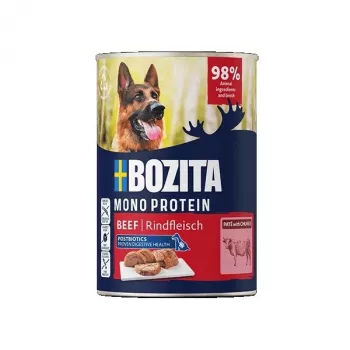 BOZITA Monoproteico Patê Vaca - Alimento húmido para cães - 400g