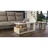 Mesa de centro / Mesa lateral / Mesa de apoio Topeshop PRIMA SON MIX, mesa de centro de forma livre, 1 perna