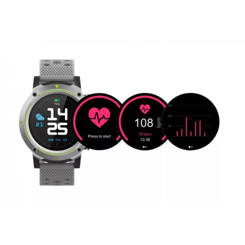 Denver SW-510 Smartwatch GPS, 1,3" ecrã tátil, cinzento