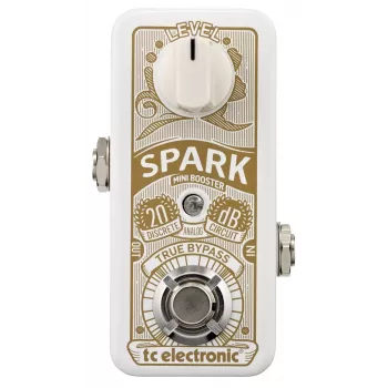 TC Electronic Spark Mini pedal de efeitos branco
