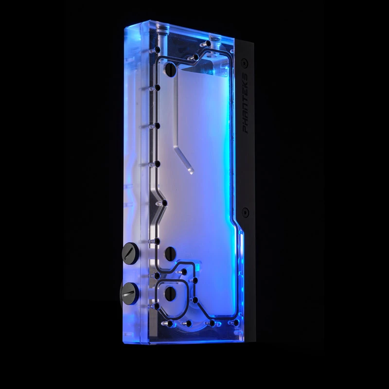 Reservatório Phanteks R260C – placa traseira em acrílico transparente para D5 ARGB-LED