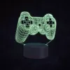 Lâmpada de mesa MANTA SNL57RGB decoração de luz 3D RGB, LED RGB, efeito 3D decorativo