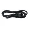 Cabo de alimentação APC, C13 para C20, 2,0 m, 2 m, conector fêmea C20, conector fêmea C13, 10 A